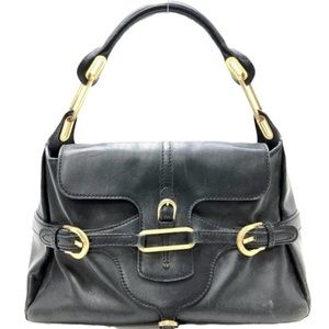 Jimmy Choo Black Leather Tulita Shoulder
Bag